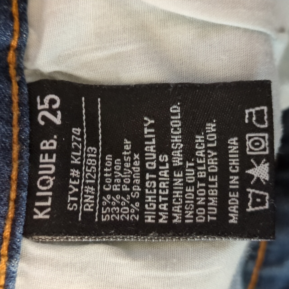 Klique B size 25 color Blue denim - Picture 5 of 5
